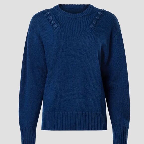 MARISSA WEBB button shoulder sweater size Small - Picture 4 of 9